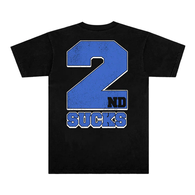 2nd Sucks Collegiate Tee - Image 2