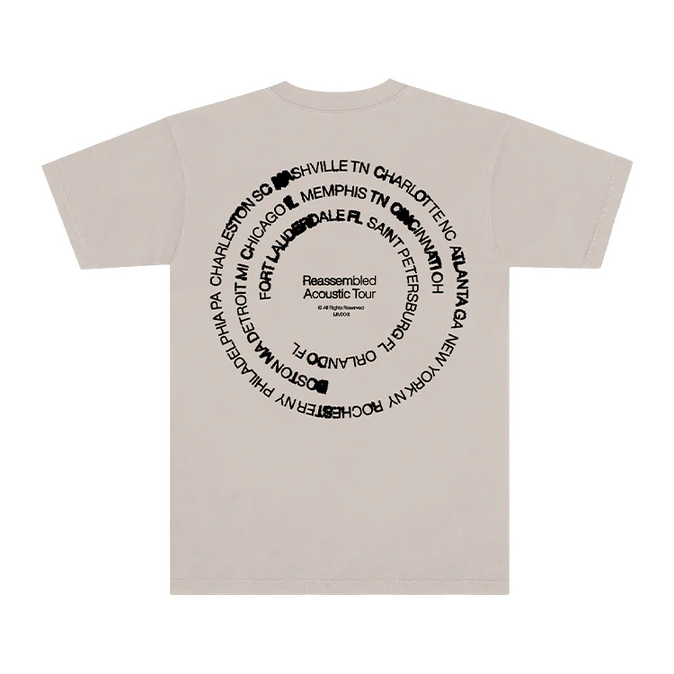 Flower Tour Tee (Beige) - Image 2